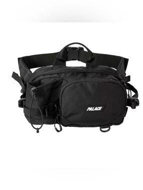 Palace Cordura RS Bottle Bun Bag Black Graphite Men's Logo Travel Bag Gym SS24